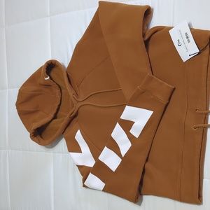 Camel Zyia Sleeve Hoodie